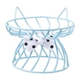 thumbnail image 1 of Cuenco de cerámica para mascotas, plato de alimentación para mascotas, soporte , Protector de cuello, aperitivo enlatado Soporte azul Yuyangstore Cuencos para gatos, 1 of 8