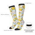 thumbnail image 5 of Picia Women Crew Soft Moisture-wicking Socks Ducks and Anchors Pattern Design Cotton Socks, One Size fit All, 5 of 9