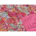 thumbnail image 3 of Indian Paisley Print Vintage Kantha Quilt 100% Cotton Kantha Throw Kantha Blanket Handmade Quilt Double Size Kantha Bedspread, 3 of 3