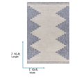 thumbnail image 3 of Livabliss Eagean Southwestern Indoor/Outdoor Area Rug, Blue ,7'10" x 7'10", 3 of 7