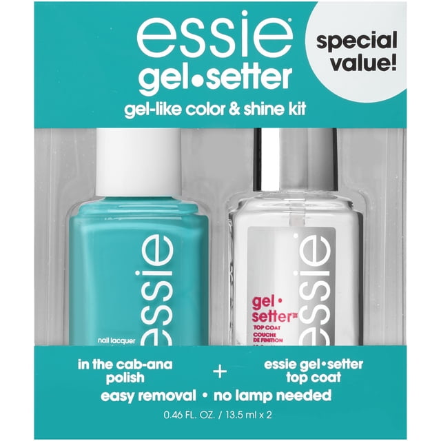 Set de esmaltes de uñas Essie Gel Setter Longwear & Shine
