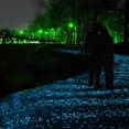 thumbnail image 4 of 200 piedras luminosas para decoración de exteriores, decoración de acuarios, material de resina no tóxica, piedras luminosas seguras y duraderas cargadas con luz natural, crean paisajes nocturnos, 4 of 5