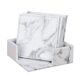 thumbnail image 1 of Posavasos Bndos de Mármol con Soporte a Prueba de añazos, Juego de 6 Posavasos, Resistente Al Calor, pa Tazas, Café, Té, Bebida cuadrado Baoblaze Posavasos de mármol con soporte, 1 of 8