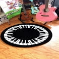 thumbnail image 3 of FYBTO Non slip Round Chair Mat Sitting Pad Area Rugs Washable Rug Living Room Bedroom 120cm-090502, 3 of 5