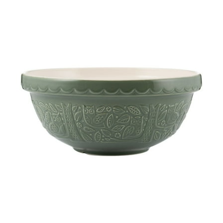 Mason Cash In The Forest Owl Green S18 Mixing Bowl