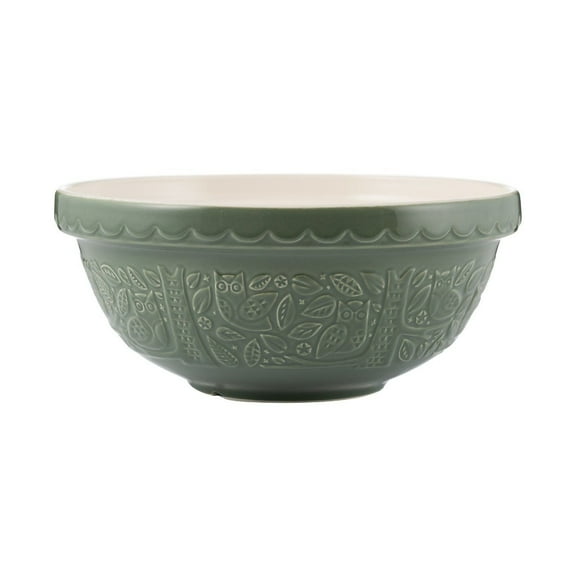 Mason Cash In The Forest Owl Green S18 Mixing Bowl