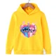 thumbnail image 5 of Sudadera con capucha con estampado kawaii de Disney Stitch para niños de 3 a 14 años, ropa de calle informal para niños y niñas, sudadera deportiva para niños, 5 of 5