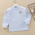 thumbnail image 2 of TOWED22 Toddler Baby Boy Graphic Long Sleeve T-Shirt Excavator Tops Kids Striped Tees,Blue,2-3 Y, 2 of 4