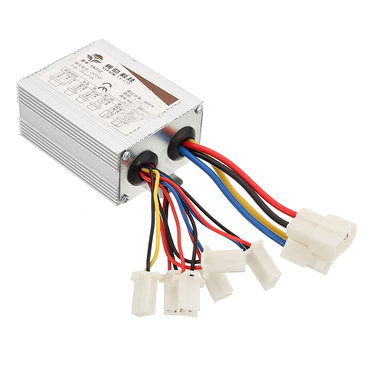 Electric Scooter 24V 250W Motor Brushed Controller Speed+DC24V Throttle