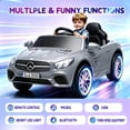 thumbnail image 7 of Xuanlur 12V Power Ride on Toys for Toddlers, Licensed Mercedes-Benz Ride on Cars for Kids, Kid Electric Car, Aged 1-4Y, Grey, 7 of 7