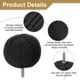 thumbnail image 4 of Uxcell 3pcs Ball Buffing Polishing Pads 3 Inch Fine Cut Sponge Car Wheel Polishers Detail Polisher Tool with 1/4" Dia Shank for Automotive Car Metal Plastic Ceramic, Black, 4 of 7