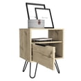thumbnail image 4 of 13.7 in Deep, Light Oak Finish - One Open Shelf Function - Nightstand for Reading - Store Books Conveniently, 4 of 5