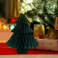 thumbnail image 4 of Honeycomb Paper Christmas Tree Honeycomb Origami Christmas Tree Desktop Decoration Christmas Party Supplies for Home, 4 of 7