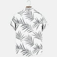 thumbnail image 6 of Xixinqiwan No Boundaries Men's & Big Men's Button Up Shirt,Men's UV Protection Resort Shirt Short Sleeve Button Down Lightweight Hawaiian Printed Beach Top, 6 of 6