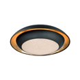 thumbnail image 1 of Maxim 35072CYGLBK Iris LED One Light Flush Mount, Gold Leaf & Black, 1 of 1
