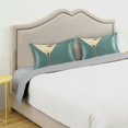 thumbnail image 3 of Yayeee Pillowcase Standard Size Set of 2 Satin Wrinkle Resistant Pillow Case, Beige Martini, 3 of 7
