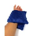 thumbnail image 3 of Microwavable Heating Pad for Back Pain, Migraine, Headache, Shoulder & Neck Pain Relief - Weighted Moist Heat Pack for Hot & Cold Therapy - Blue, 3 of 7