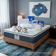 thumbnail image 1 of Colchón Queen Size Restonic + Protector + Almohadas + Sábanas Spring Air, 1 of 12