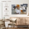 thumbnail image 5 of Elephant Stock Taking Off Wall Art - Horizontal Canvas Wall Art - Living Room Wall Decor - Abstract Canvas - Brown And Gray Decor By Natasha Barnes - 36" x 24", 5 of 8