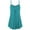 Cyan #2, variant on bbyeadc Plus Size Summer Swimsuits for Women Curved Hem Spaghetti Strap Dress Casual Button V Neck Ruched Front Dresses (Black, M)