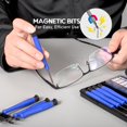 thumbnail image 3 of Kit de reparación de anteojos MINGFIX Magnetic con estuche y herramientas, 3 of 9