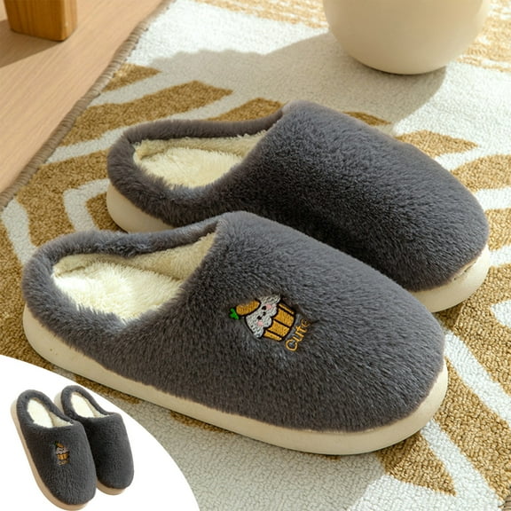 AURIGATE Cute Animal House Slippers, Warm Fuzzy Slipper Socks with Grippers Non Slip, Cozy Funny Gifts