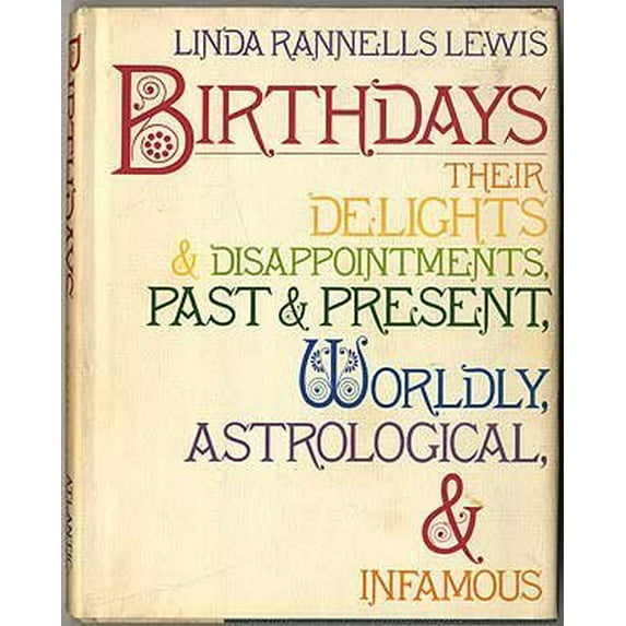 Pre-Owned Birthdays: Their delights, disappointments, past and present, worldly, astrological, and infamous, 9780316523370, 0316523372, Hardcover, First Edition edition