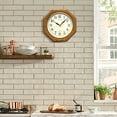 thumbnail image 5 of Seiko 12" Traditional Octagon Shape Wall Clock - Medium Brown Solid Oak 12", Quartz, Analog, QXA102BC, 5 of 7