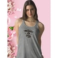 thumbnail image 2 of Mother's Day Flower Doodle Racerback Tank Women -Image by Shutterstock, Female Medium, 2 of 4