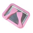 thumbnail image 2 of Ice Cream Roller Maker Machine Yoghurt Frying Machine Aluminum Food Grade Material Summer Practical for Homemade Rolled Cream Frozen Yogurt Pink, 2 of 8