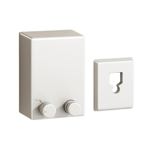 Tendedero retráctil de alambre para ropa, versátil, para montar en la pared o en el baño. blanco