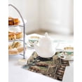 thumbnail image 4 of Vintage Black Bears Kitchen Dish Towels for Drying Dishes Set of 2, Abstract Country Plaid Fish Retro Waffle Weave Microfiber Hand Tea Bathroom Towels Quick Dry & Absorbent Towel 12x12, 4 of 7