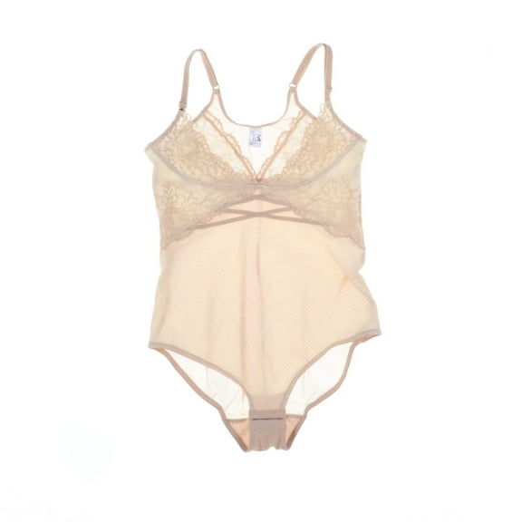 Maidenform Women's Wireless Lace Bodysuit Light Rose S New