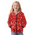 thumbnail image 2 of FKELYI Christmas Bulb Snowflake Print Zip Up Hoodies for Kids Fall Sweatshirt Jacket with Side Pockets Winter Activewear Top Cosy Hooded Clothes, M, 2 of 6