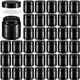 thumbnail image 1 of Frascos de vidrio Norme de 4 oz/120 ml con tapas a prueba de fugas, 36 unidades, negros, 1 of 6