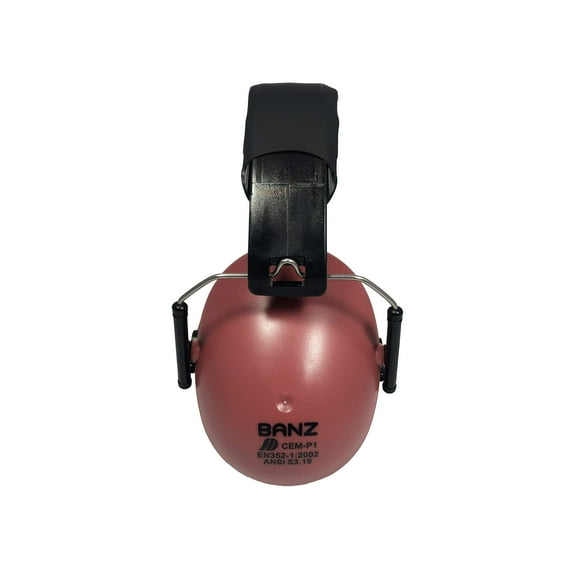 Kids Hearing Protection Earmuffs - Solids - Kids 2  - Maroon