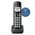 thumbnail image 2 of Panasonic Cordless Phone Handset Accessory Compatible with KX-TGD66x Series Cordless Phone Systems - KX-TGDA66M (Metallic Black), 2 of 5