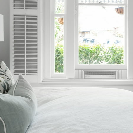 Sharper Image - PORTAL Window Fan with Reversible Exhaust - Ice White