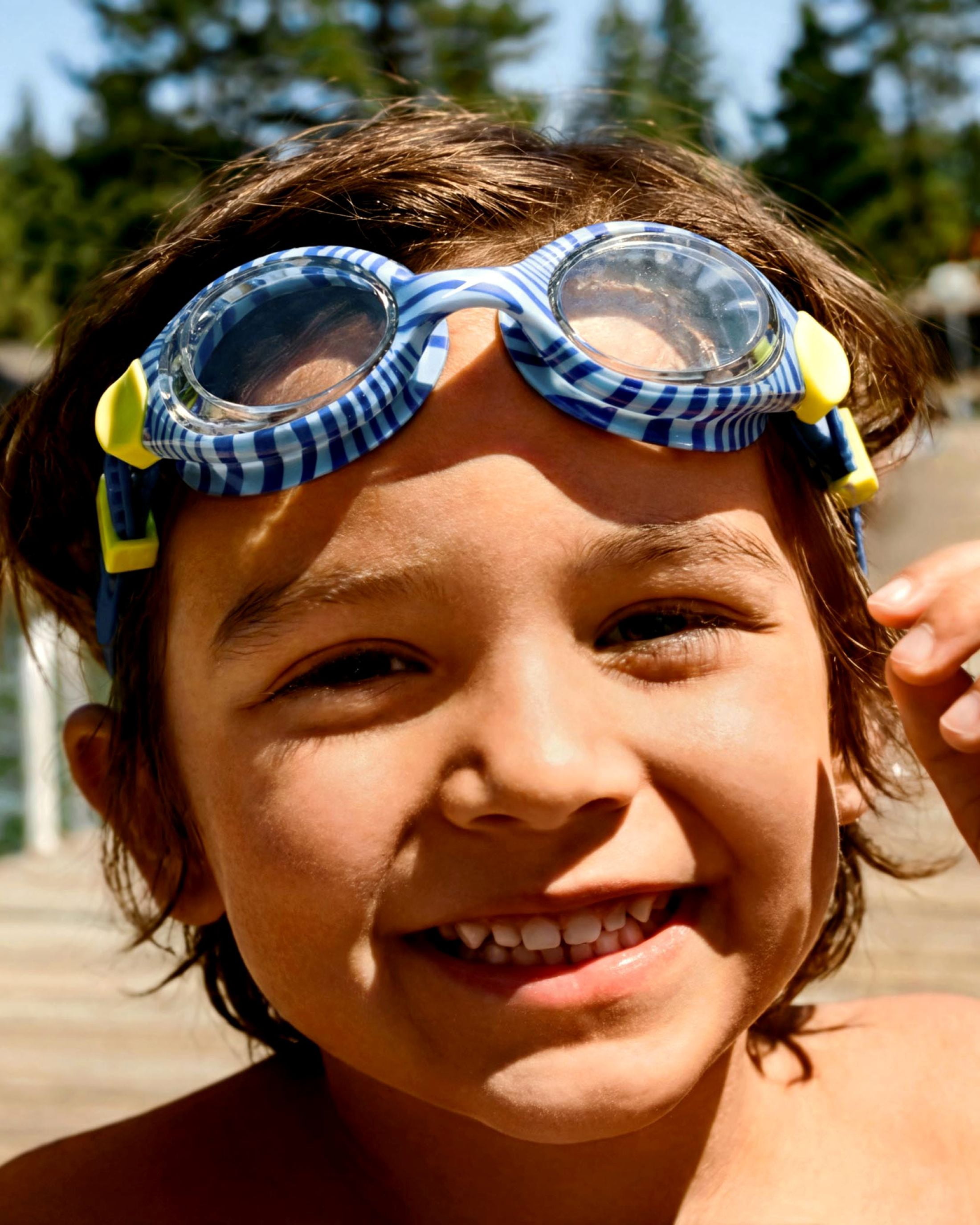 (2 pack) Speedo Kids Clipper Swim Goggle, Soft Fit with Anti‑Fog and UV Protection, Ages 3–6