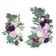 thumbnail image 1 of 2 piezas de flores de arco de boda, rosas artificiales, guirnalda de hojas verdes de granja D, 1 of 9