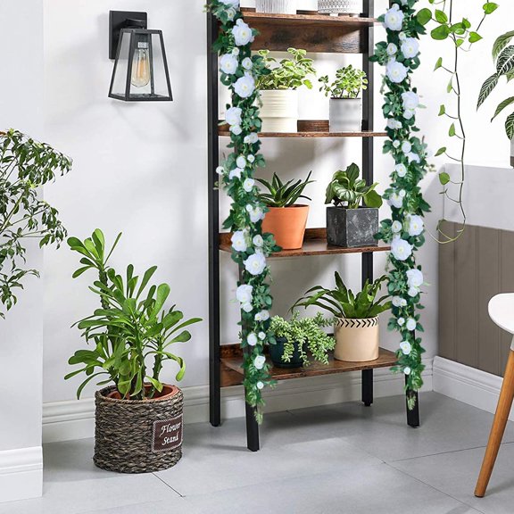1 1.8M Artificial Tea Flower Rattan Clearance! Artificial Tea Rose Vines Floral Garlands 5.9 Ft Vine Flower Garland for Indoor Outdoor Home Wedding Arch Garden Wall Decoration