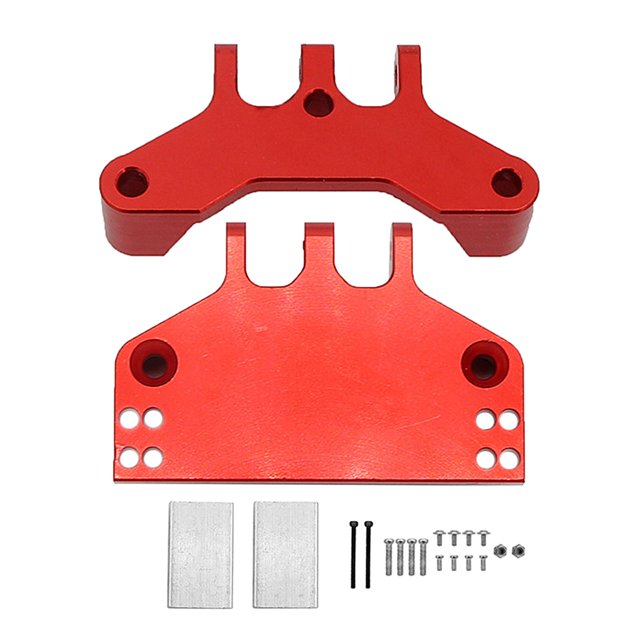 Piezas de asiento de barra de acoplamiento accesorios para MN 1:12 modificación Hobby coche camión modelo rojo Hugo Asiento de la base de la varilla de tracción