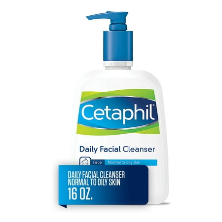 Cetaphil Daily Facial Cleanser, Face Wash For Normal to Oily Skin, 16 (Best Facial Spray For Sensitive Skin)
