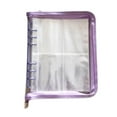 thumbnail image 3 of fenteer Jewelry Storage Book Gift Portable Dustproof Transparent Jewelry Storage Bag black, 3 of 8