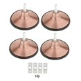 thumbnail image 1 of 4Pcs Billiard Pool Table Leg Levelers Game Table Leg Levelers Furniture with Accessories Hardware Durable for Pingpong Table, 1 of 5