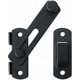 thumbnail image 1 of Sincero Pestillo de puerta Pestillo de puerta de acero inoxidable de alta calidad adecuado para puerta corredera pestillo de ventana granero hogar al aire libre (negro), 1 of 4