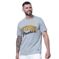thumbnail image 4 of Men's Starter  Black/Heather Gray Pittsburgh Pirates Two-Pack T-Shirt Set, 4 of 5
