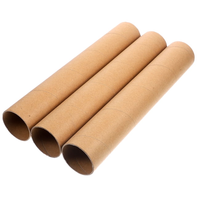 MOVTOTOP 3 Pcs Tube en Papier DIY pour Rangement d'Affiches et Fabrication de Canne à Pêche