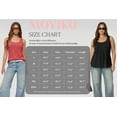 thumbnail image 7 of MOYIKO Women's Summer Tank Tops Pleated Square Neck Loose Fit Casual Flowy Tunic Sleeveless Shirts, 7 of 7
