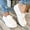 Beige, variant on Daeful Womens Breathable Casual Loafer Shoes Slip On Anti-Skid Round Toe Sport Sneakers Brown Leopard Print 5.5